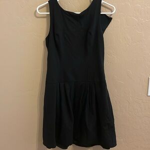 White House Black Market Women’s Black Cotton-Made Dress Size 4